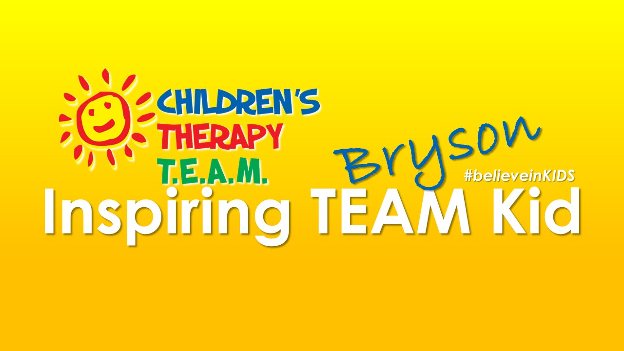 Inspiring TEAM Kid: Bryson!
