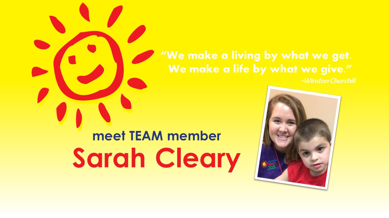 TEAM Welcomes Sarah Cleary!