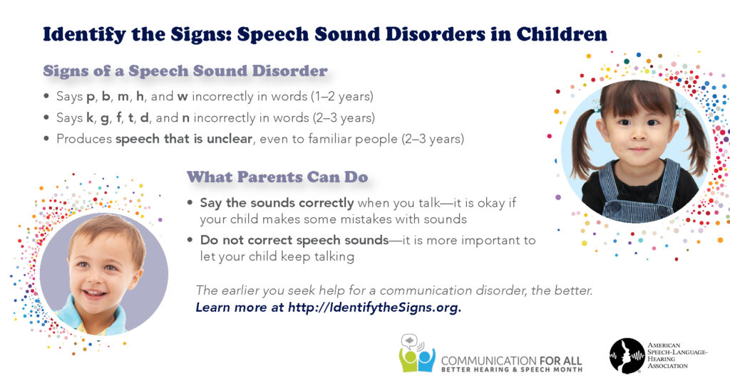 signs of a speech disorder